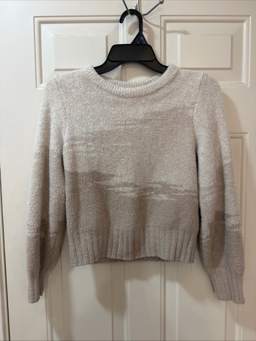 abercrombie kids Girls Beige Pattern Knit Pullover Sweaterr 11/12